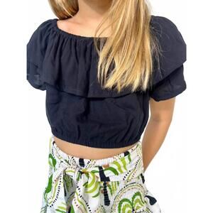 NEW SKEMO girls' dominica top in black